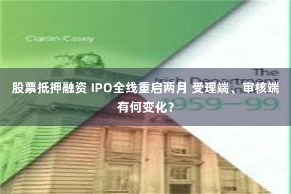 股票抵押融资 IPO全线重启两月 受理端、审核端有何变化？